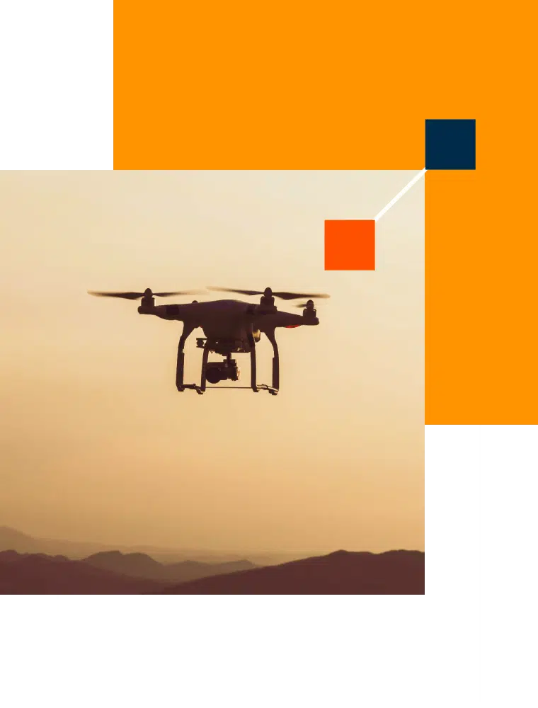 drone flying