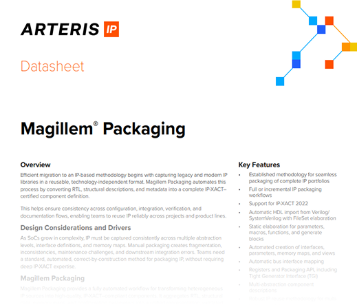 Magillem® Packaging Datasheet