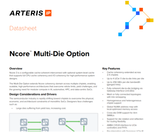 Multi-Die Option for Ncore 3 datasheet thumbnail